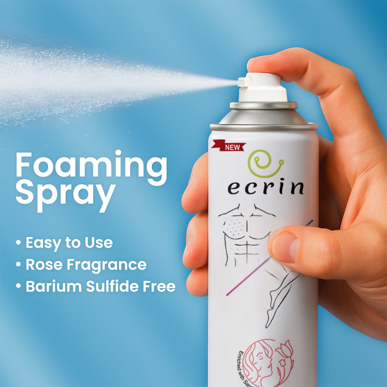 Ecrin Hair Removal Foaming Spray