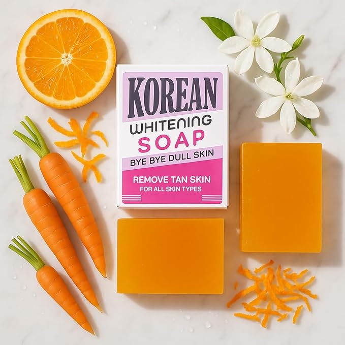 Korean Whitening Soap - Bye Bye Dull Skin, Remove Tanning
